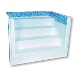 Swimming Pool Square Step Unit - 6' x 4'