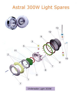 Astral 300W Swimming Pool Light Spares