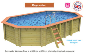 Plastica Bayswater Octagonal Wooden Pool