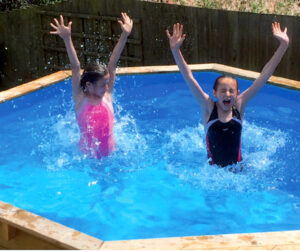 Fun Pools Kids 700h v16 Plastica Fun Wooden Starter Pools,Plastica ECO Wooden Pool - 4m Diameter