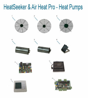Heatseeker heat pump spares1 1100h v16 HeatSeeker & Air Heat Pro Heat Pump Spares