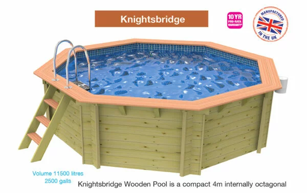 Plastica Knightsbridge Octagonal Wooden Pool