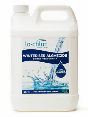Lo Chlor Winteriser Algaecide5L 700h v16 UKPoolStore for all your Lo-Chlor pool chemicals, suppling a range of swimming pool chemicals, Lo-Chlor pool chemicals and spa chemicals, Lo-Chlor Winteriser
