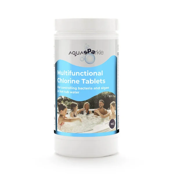 AquaSparkle Spa Multifunctional Chlorine 20g Tablets - 1kg