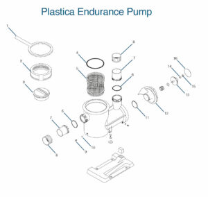 Plastica Endurance Spares Pump 1100h v16 Endurance Pump Spares