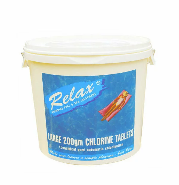 Relax 200g Large Chlorine Tablets 4 × 5kg