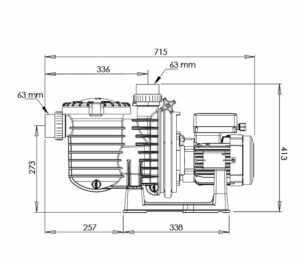 Sta-Rite 5P6R Swimming Pool Pump - 1.5HP - Image 3