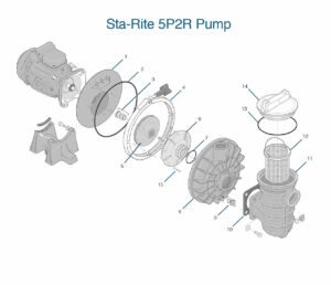 Sta Rite spares large 1100h v16