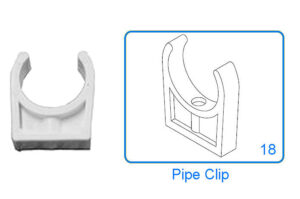 Swimming Pool Pipe Clip - 1.5"