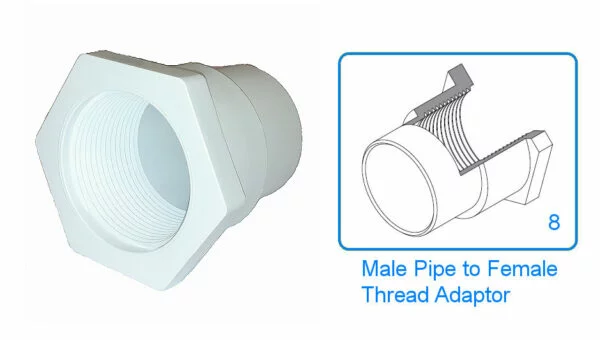 Swimming Pool Adaptor - 1.5"