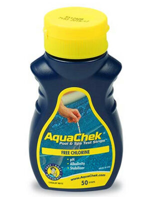 AquaChek Chlorine / pH / TA Test Strips x 5 Packs - Image 2