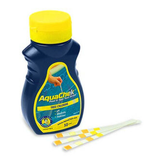 AquaChek Chlorine / pH / TA Test Strips x 5 Packs - Image 3