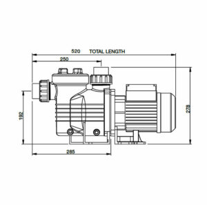 Waterco Aquamite Swimming Pool Pump 0.5HP - Image 2