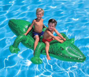 Giant Gator Inflatable Ride-On