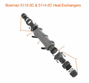bowman heat exchanger spares 1100h v16 Bowman Heat Exchanger Spares