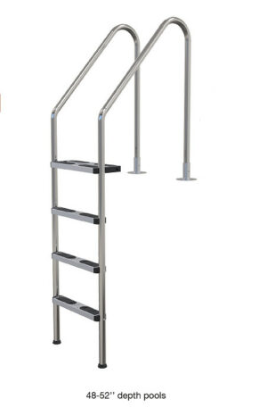 Pool Stainless Steel Deck Ladders - 1.7" / 43mm - Safety