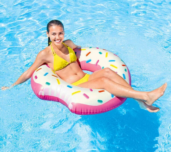 Intex Rainbow Donut Tube Pool Lounger