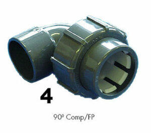flexi 4 90 composite 500h v16 Flexipipe Compression to Pipe Socket 90° Elbow,swimming pool plumbing,swimming pool pipework,pool flexipipe,flexpipe fitting,pool flexipipe fittings,pool plumbing