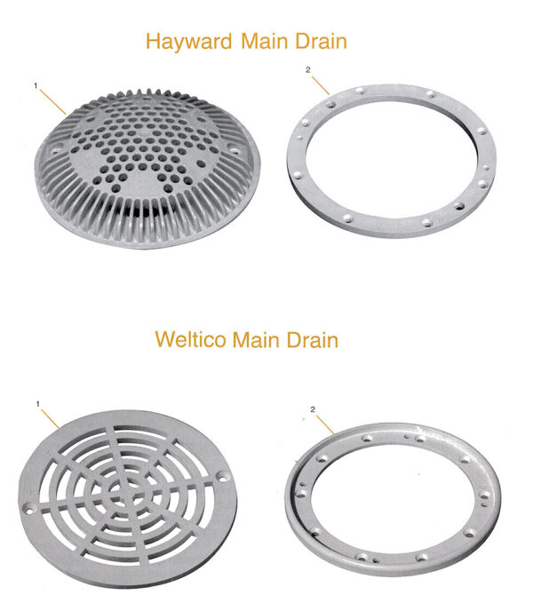 Hayward & Weltico Sump Spares