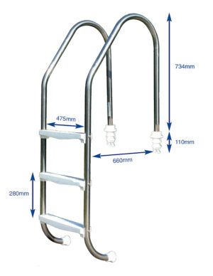 Plastica Standard Stainless Steel Ladders