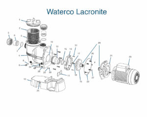 waterco lacronite pump spares 1100h v16 Waterco Lacronite Pump Spares