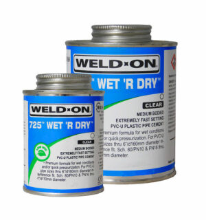 Swimming Pool Wet R Dry 725 Fast Cure Pipe Cement 250ml - Image 3