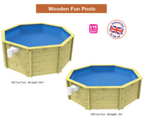 wooden fun pools 700h z1 v18 Plastica Fun Wooden Starter Pools