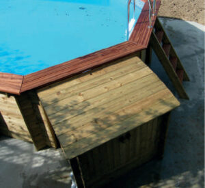 wooden pool enclosure 700h z1 v16 Plastica Fun Wooden Starter Pools,Plastica ECO Wooden Pool - 4m Diameter
