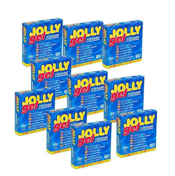Swimming Pool Jolly Gel Flocculent 4 Cube Pack x 10 Boxes