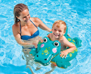 intex big animal Alligator 600w v23 18 Pocket Suntanner Swimming Pool Lounger