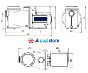 Aquagem InverK Inverter Swimming Pool Pump 1.5HP - Image 3